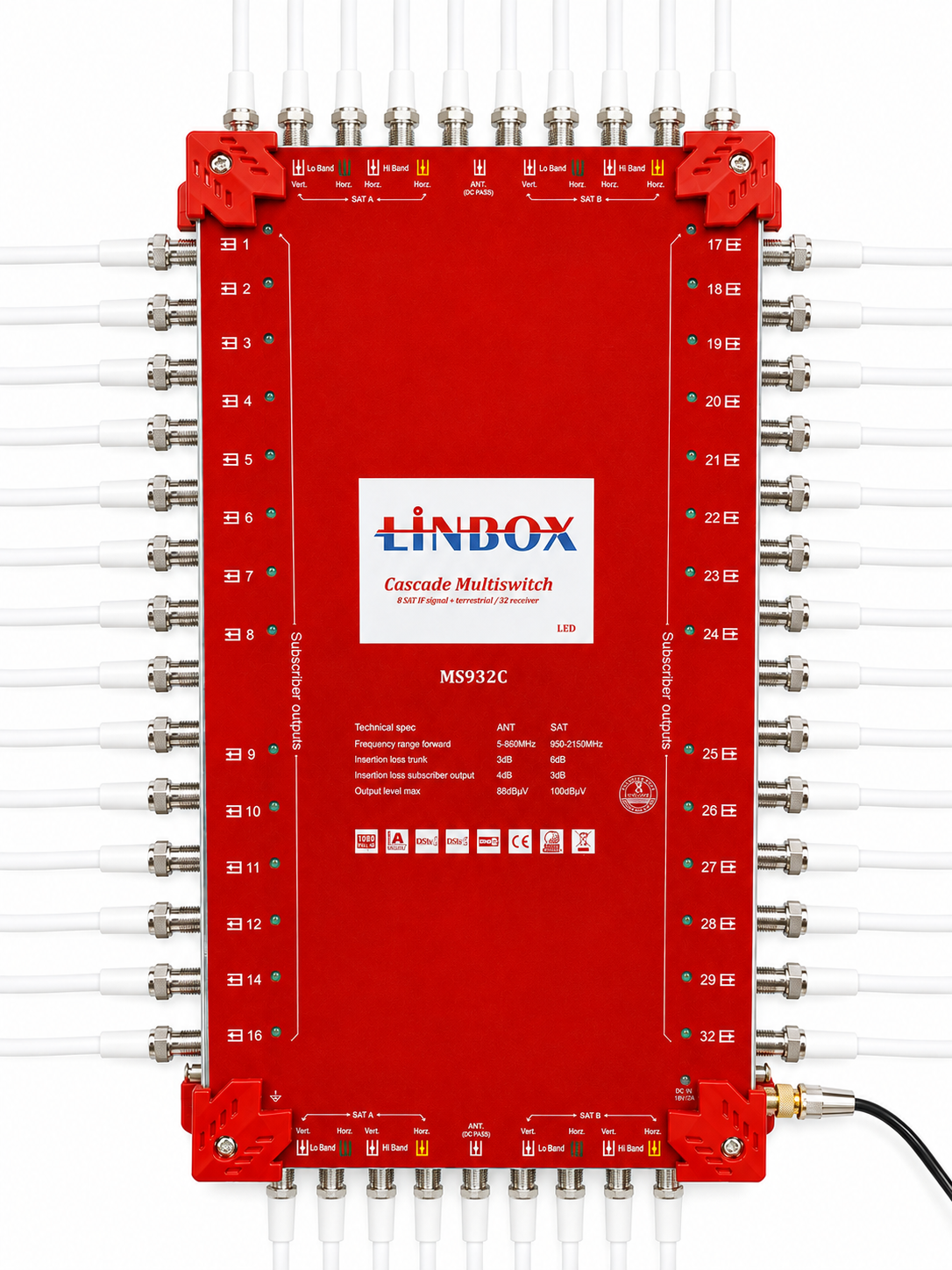 Multiswitch Linbox MS932C kaskadowy