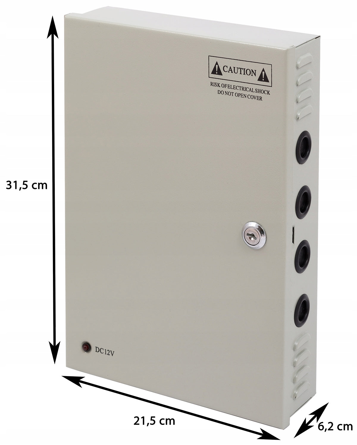 Zasilacz CCTV 12V 15A MAX 9 kamer monitoring