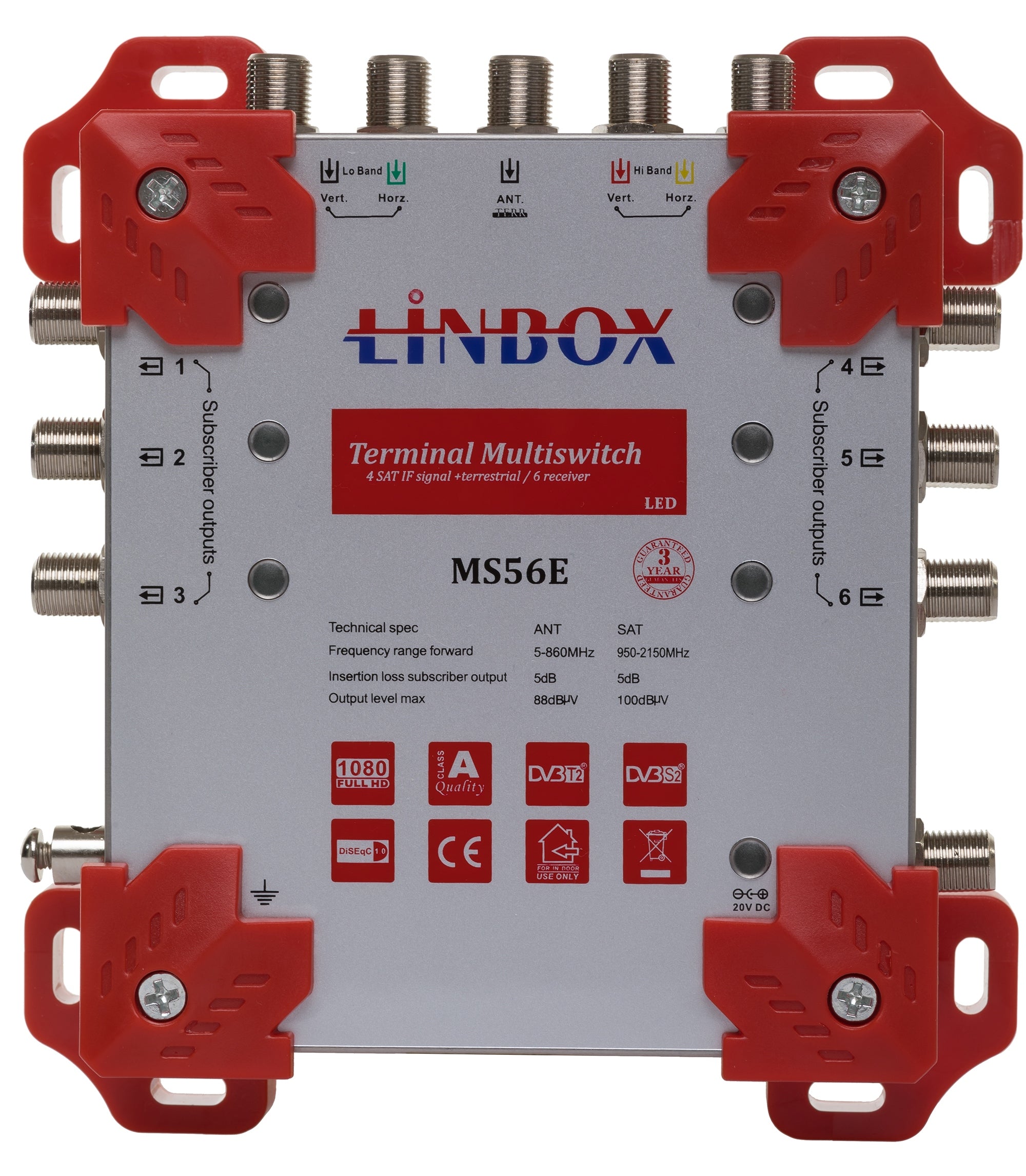 Multiswitch 5 wejść 6 wyjść Linbox 5X6 5/6
