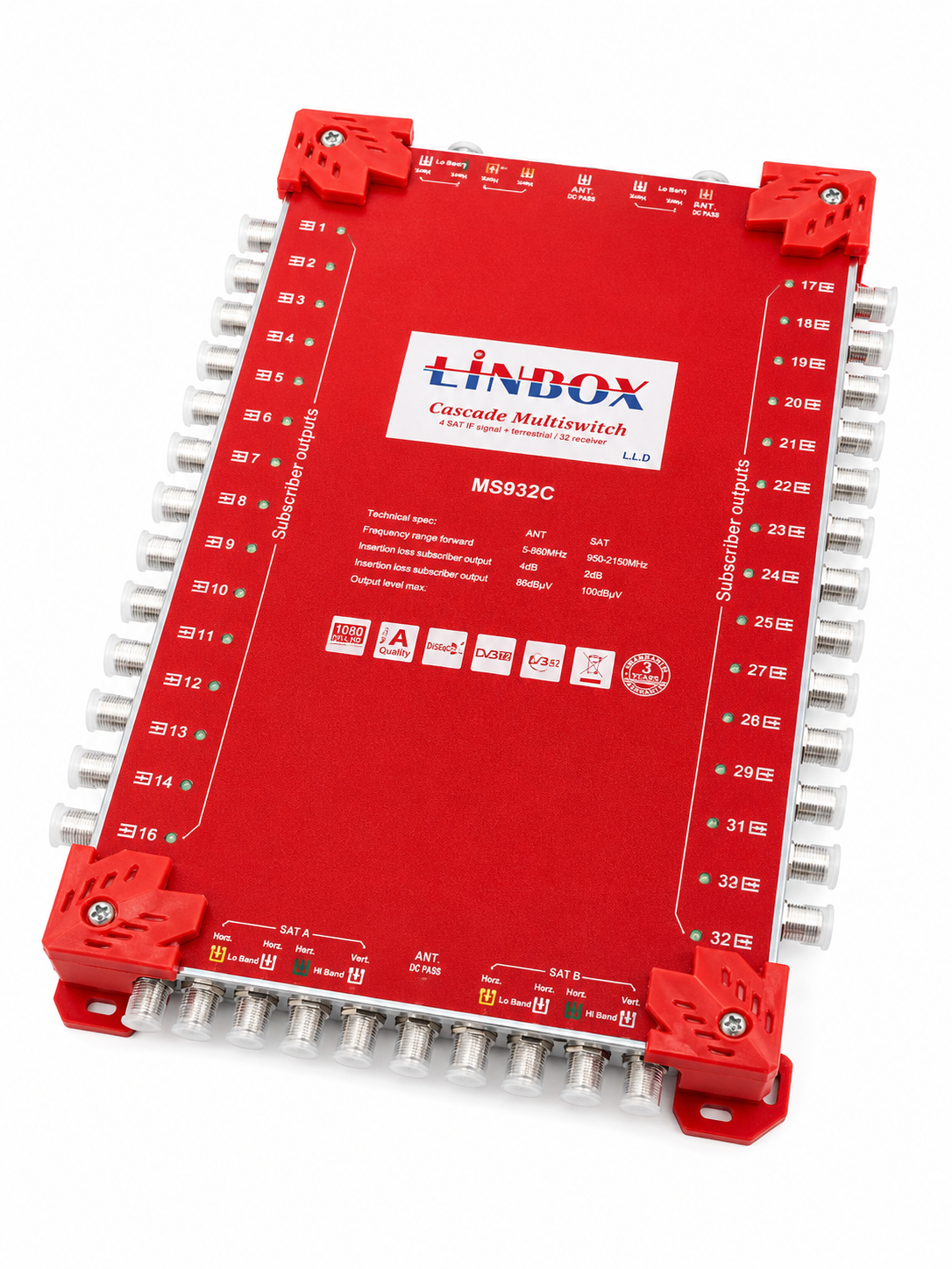 Multiswitch Linbox MS932C kaskadowy