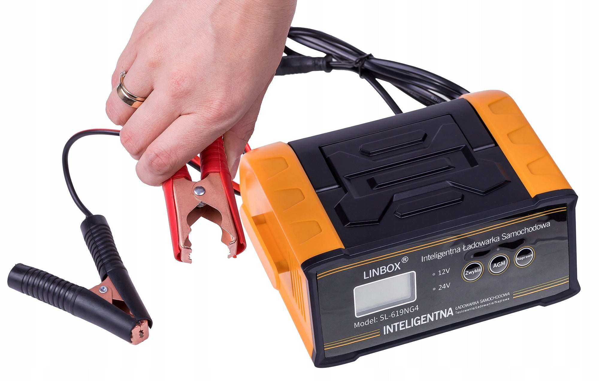 Prostownik Samochodowy do Akumulatorów 24V 12V 25A AGM start-STOP