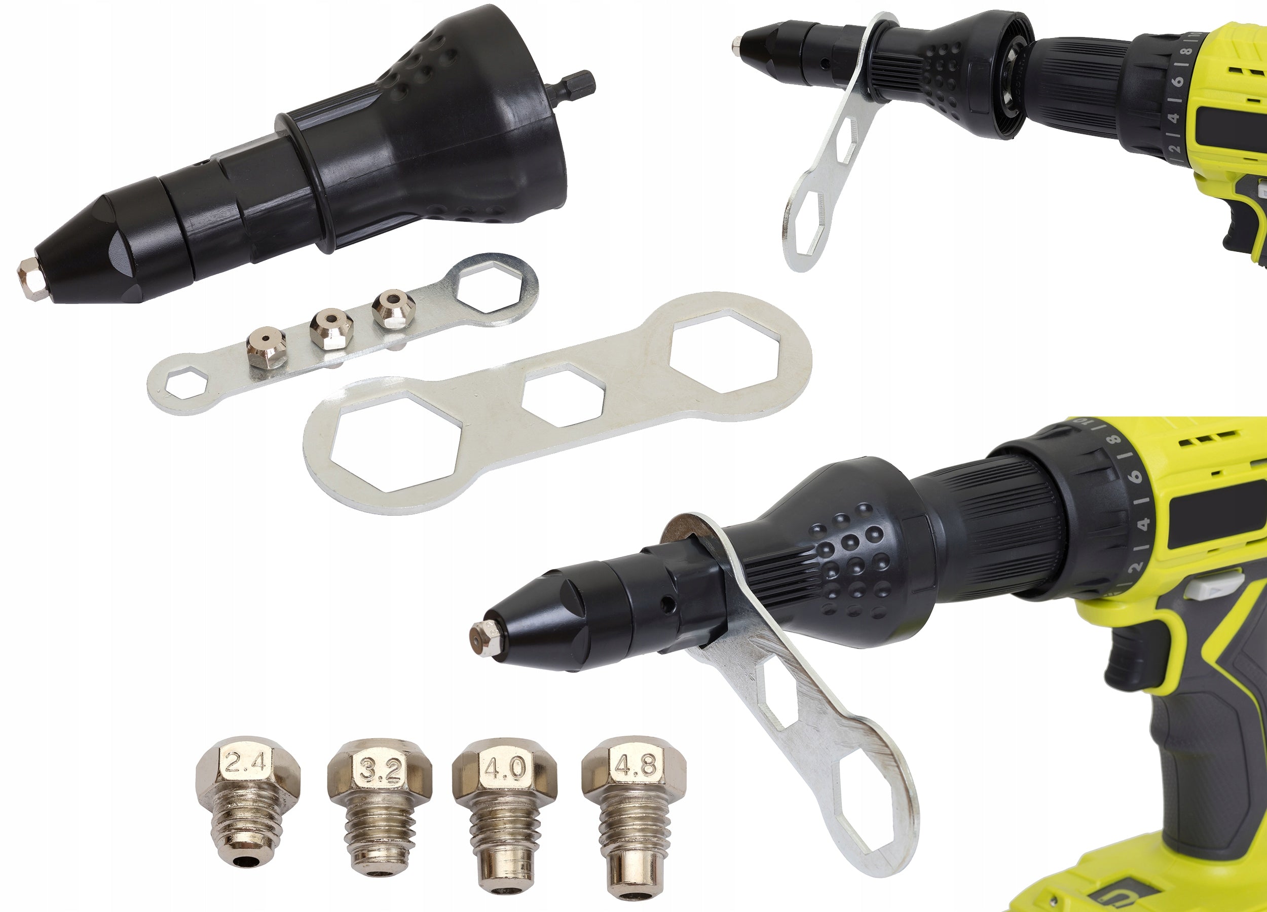 NITOWNICA ADAPTER WKRĘTARKĘ PRZYSTAWKA WIERTARKI