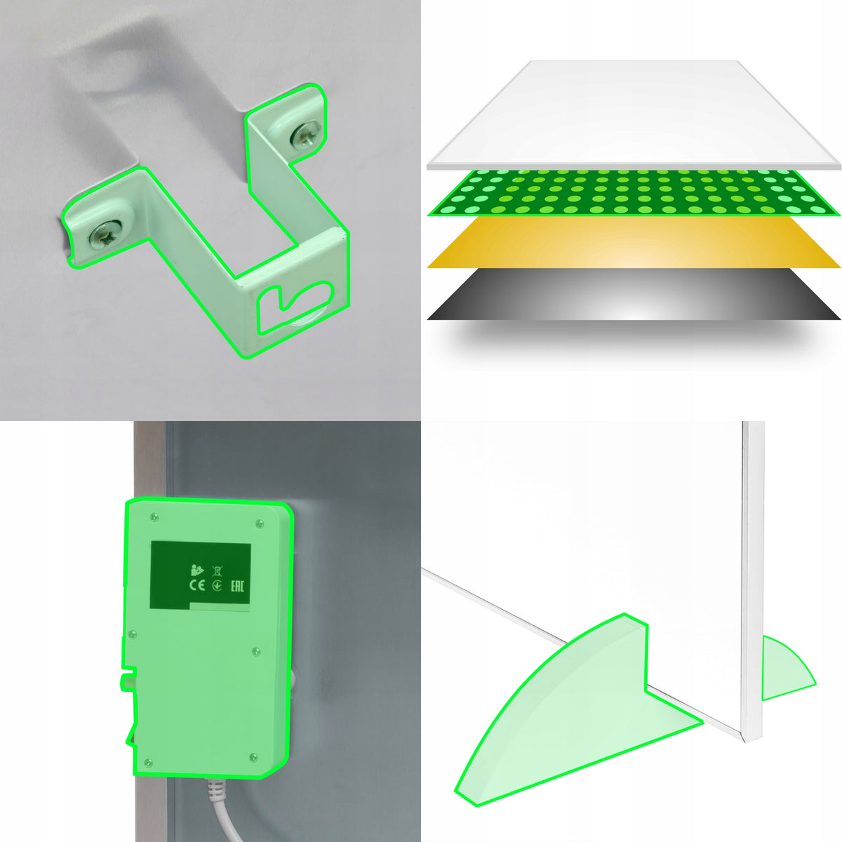 GRZEJNIK NA PODCZERWIEŃ IR PROMIENNIK 1200W WIFI