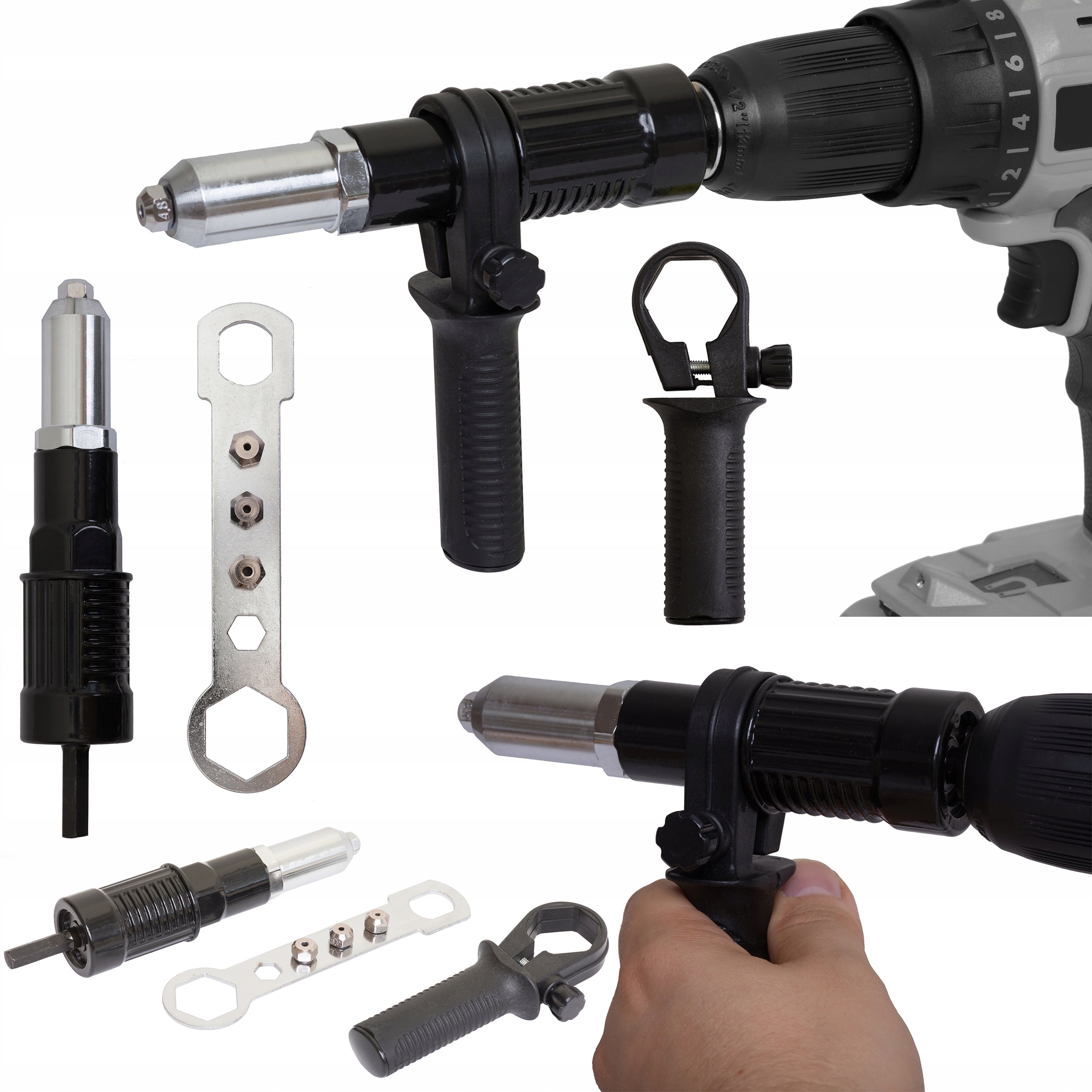 NITOWNICA ADAPTER WKRĘTARKĘ PRZYSTAWKA WIERTARKI