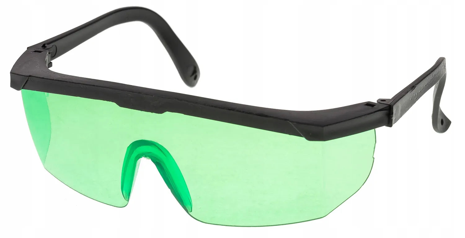 Płytka odbiorcza laserowa + okulary laserowe zielone