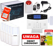 Bezprzewodowy alarm LCD GSM APP WIFI GSM polski