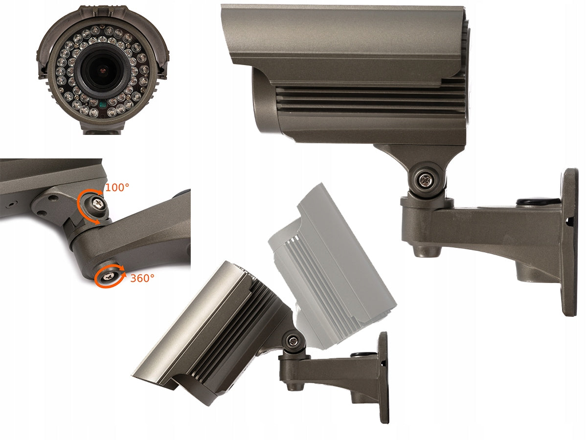Zestaw monitoring rejestrator 4 kamery HD