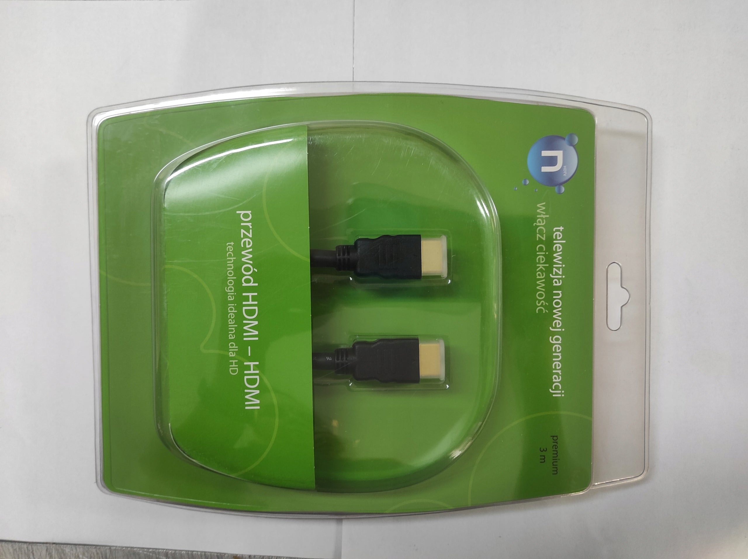 Kabel przewód HDMI - HDMI 3m 3D - 4K FULL HD