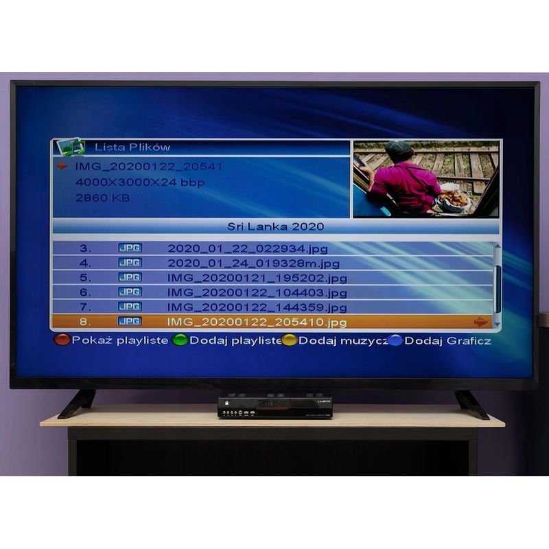 Tuner satelitarny SD MPEG-2 Linbox 7818CRCI