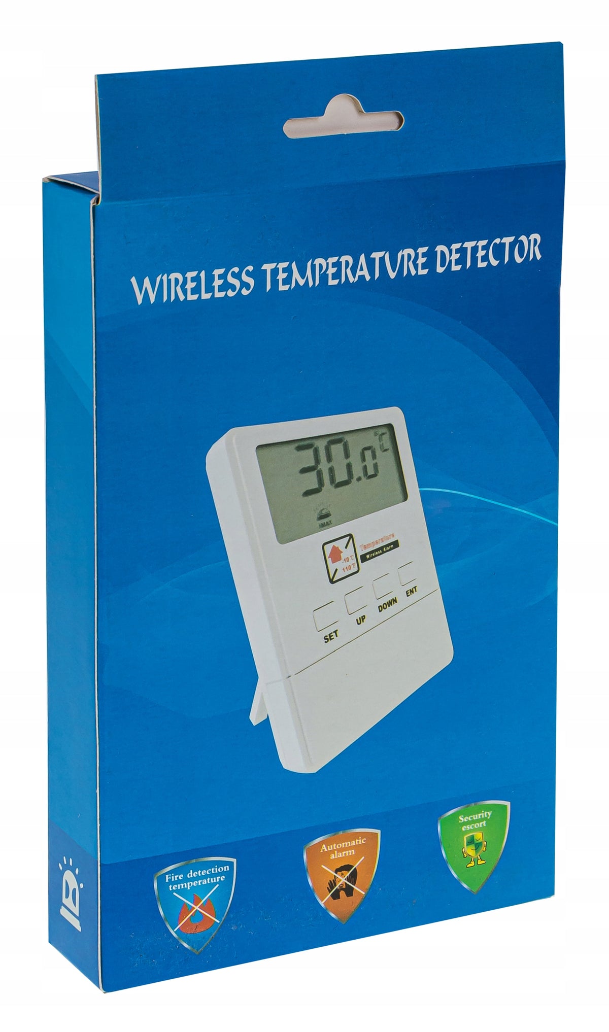 Bezprzewodowa czujka temperatury 433 MHz z wyświetlaczem do alarmu GSM WD100