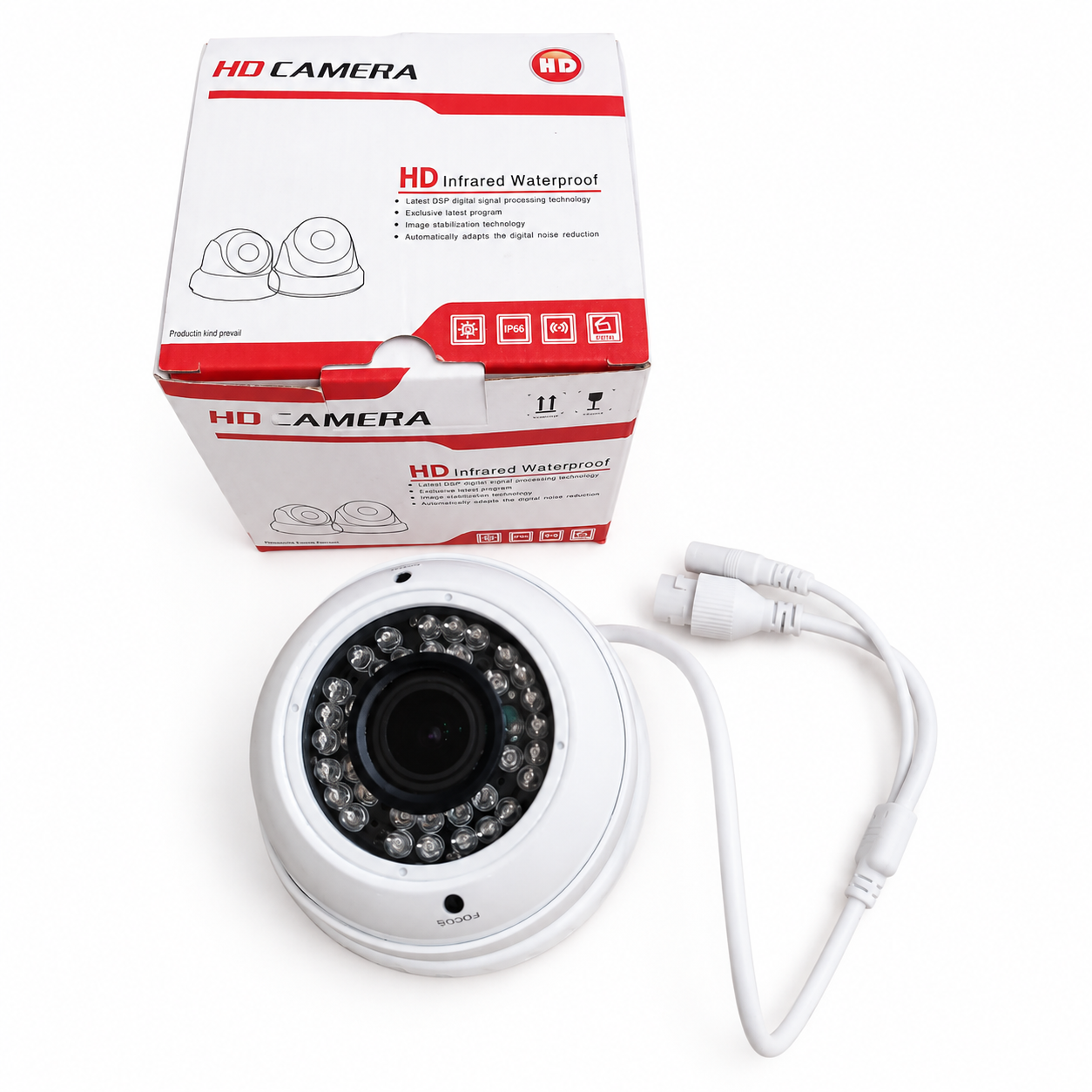 Kamera IP 2MPIX kopułkowa ogniskowa 2.8-12MM 1080MP