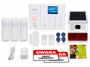 Alarm bezprzewodowy GSM syrena APP polski WIFI
