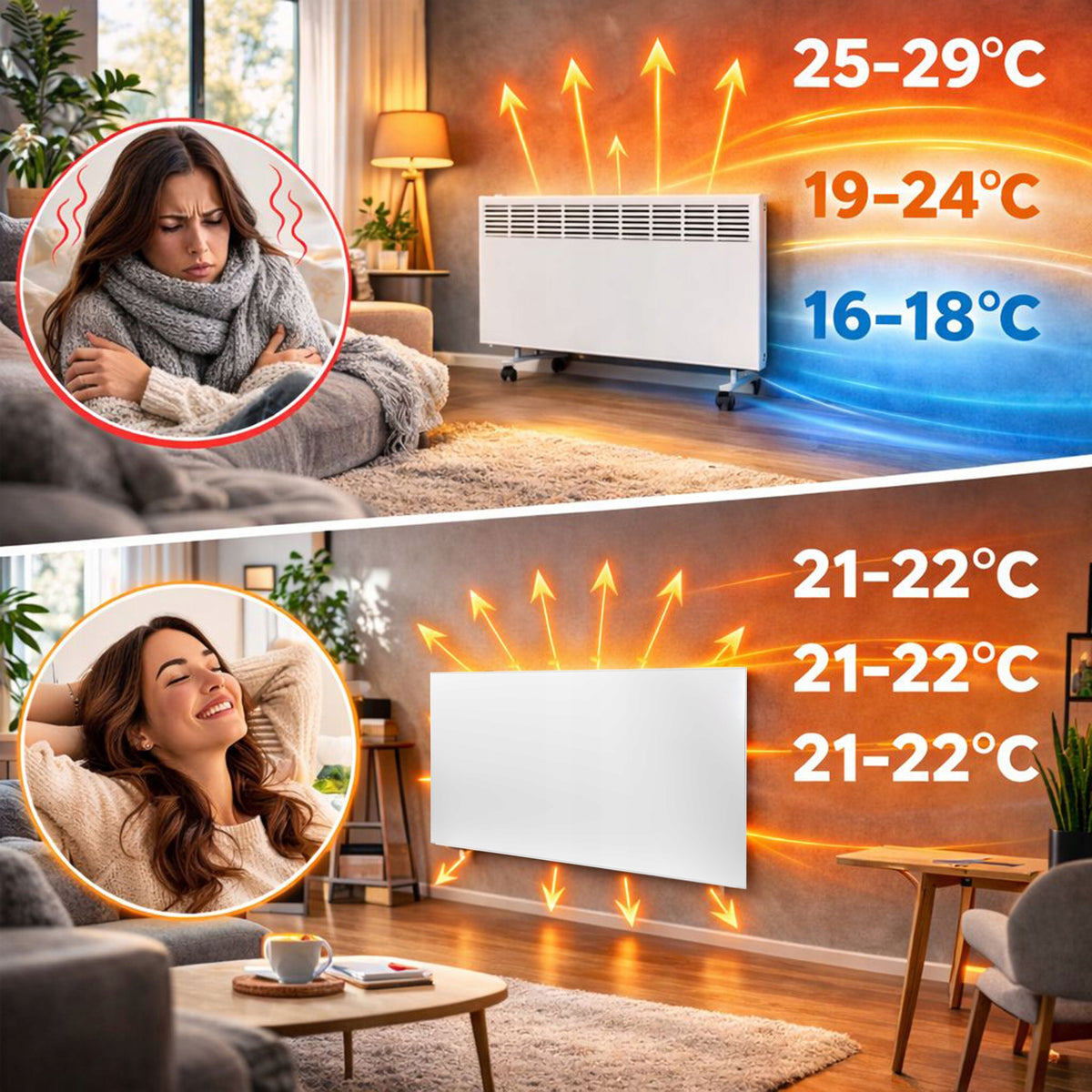 GRZEJNIK NA PODCZERWIEŃ IR PROMIENNIK 1200W WIFI