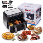 Piekarnik frytkownica beztłuszczowa 2 kosze 8L/2500W 4 urządzenia w 1