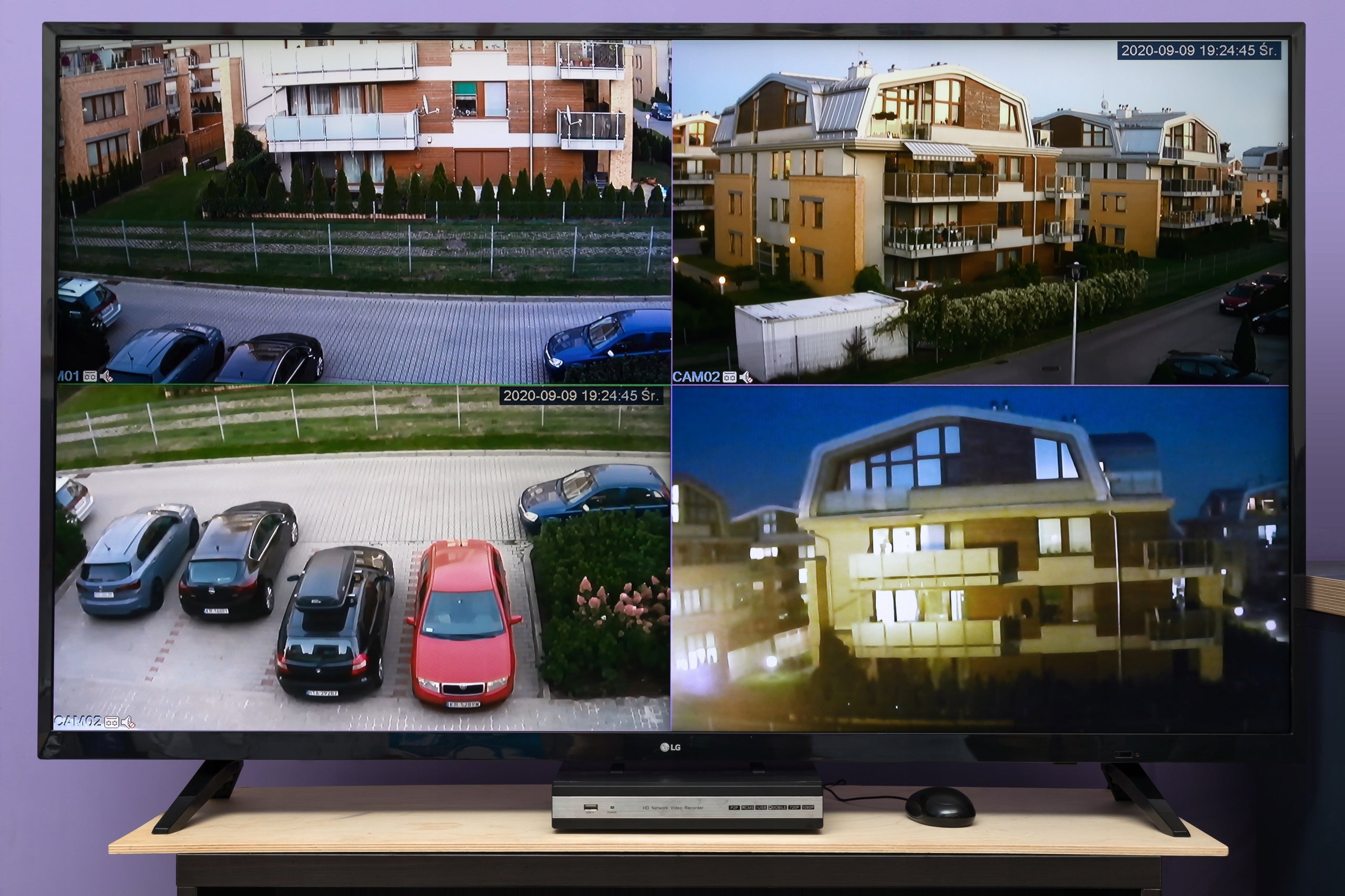 Rejestrator IP na 8 kamer