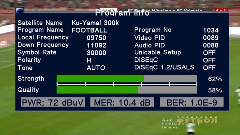 Miernik sygnału TV-SAT Sat-Link WS6980 combo satelitarny naziemny