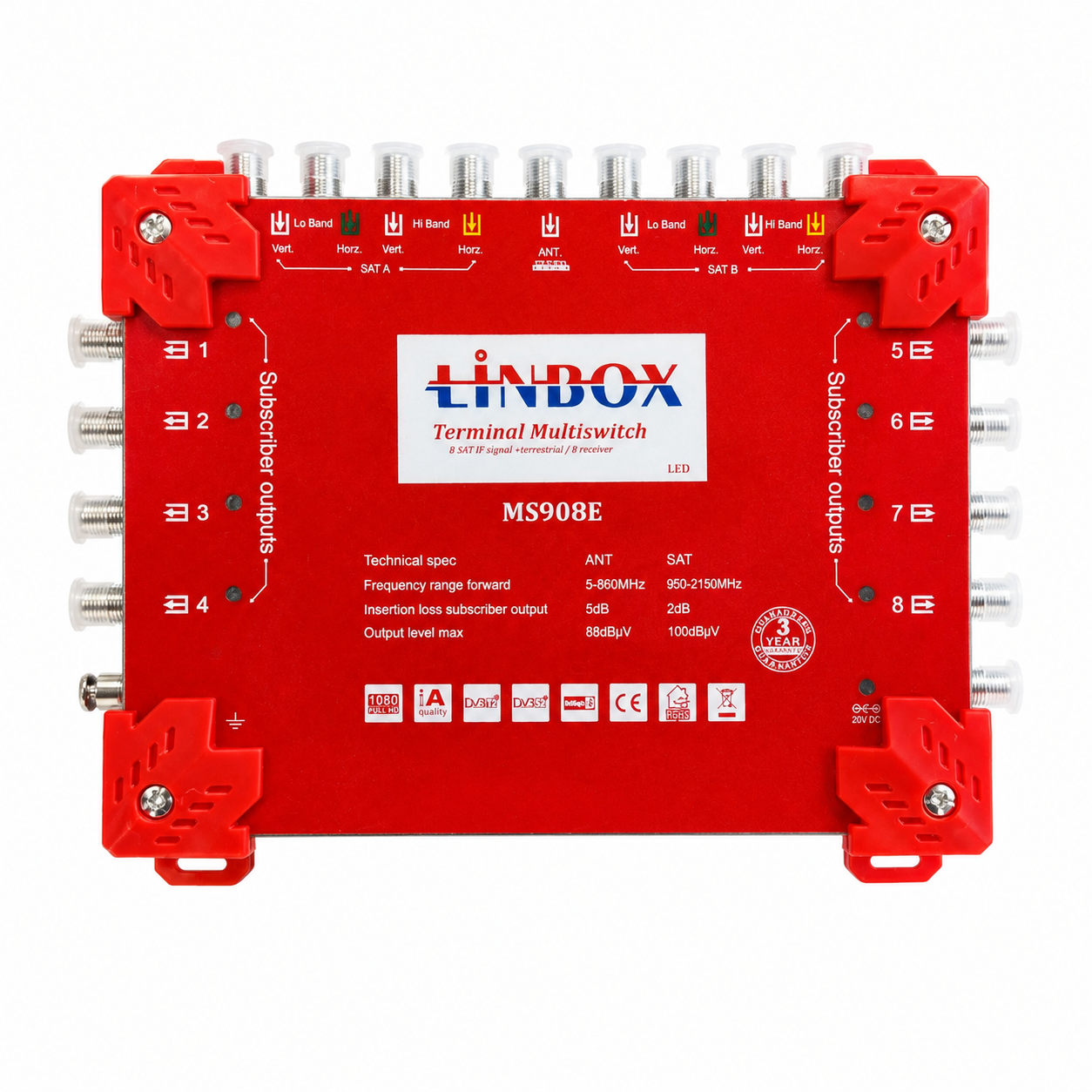Multiswitch Linbox MS908E