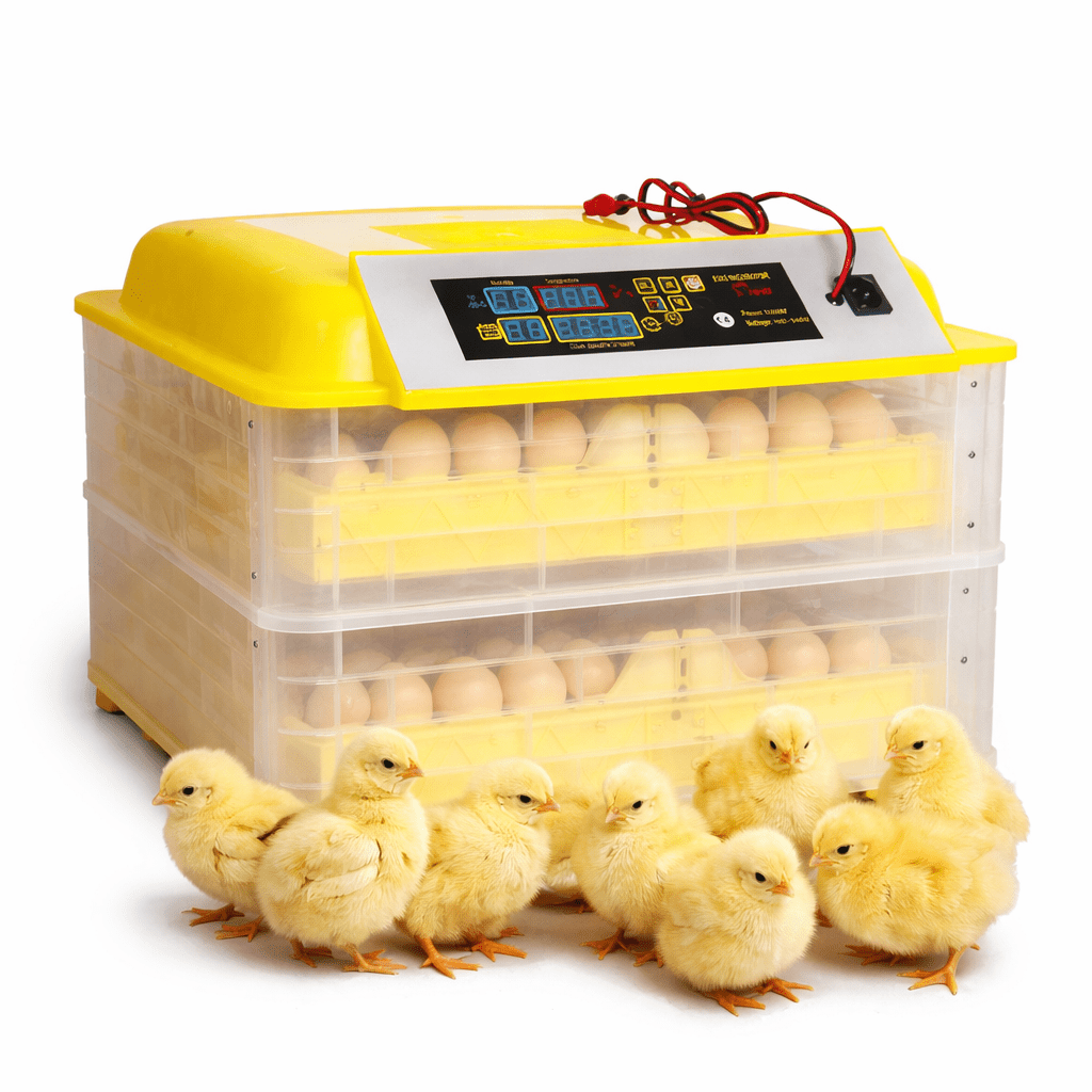 Inkubator do jaj 112 szt YZ-112 automatyczny klujnik wylęgarka wyświetlacz LCD obrót jaj kontrola temperatury wilgotności duży inkubator do kur kaczek przepiórek