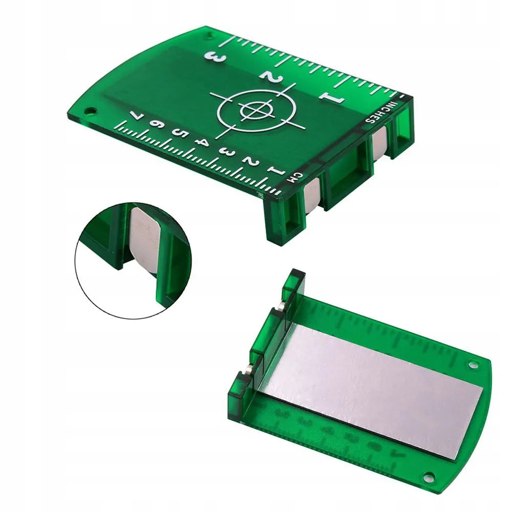 Płytka odbiorcza laserowa + okulary laserowe zielone