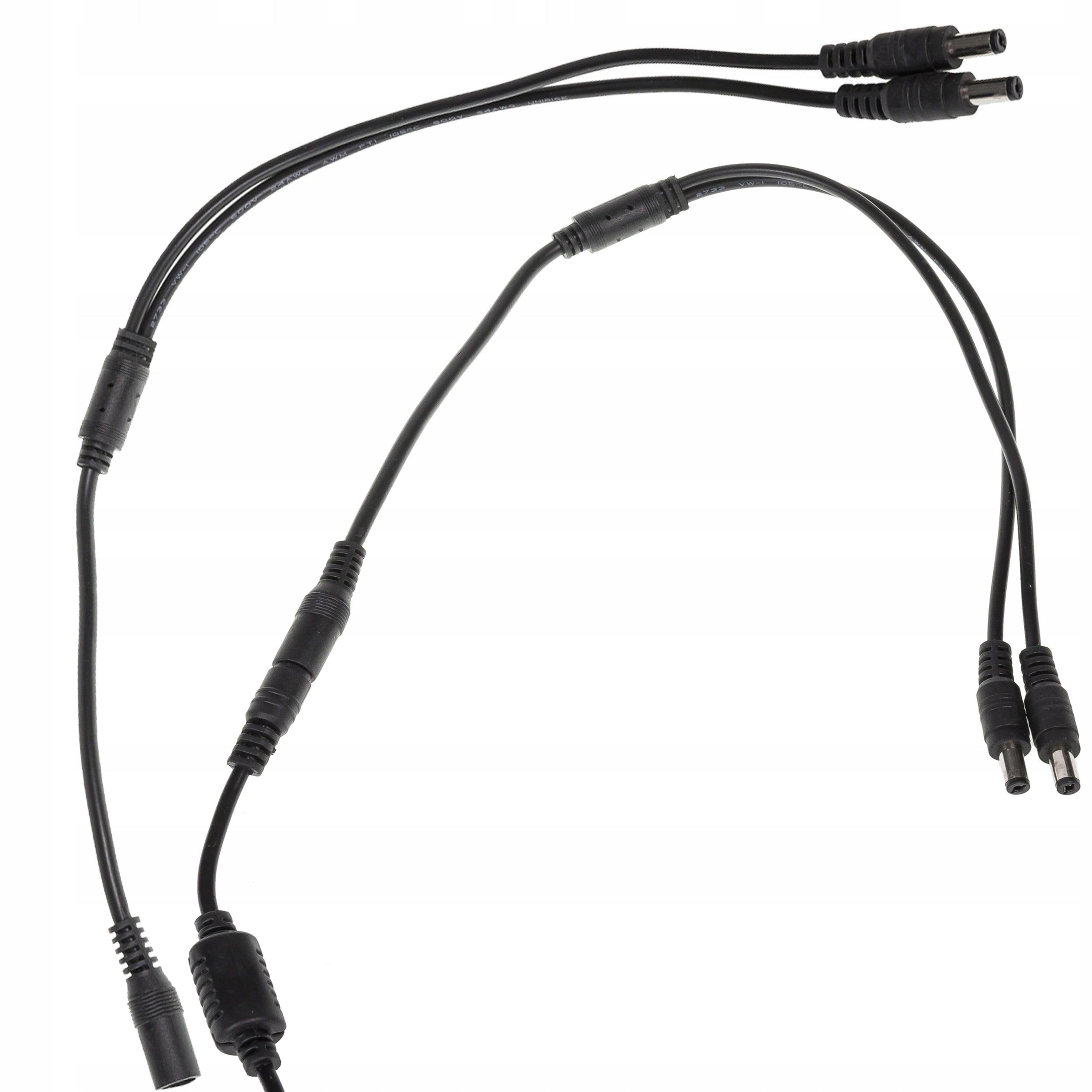Kabel rozgałęźnik do taśm LED kamer DC 2,1x5,5 2x