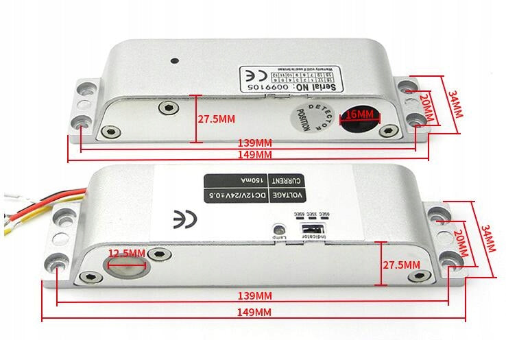 Zamek z ryglem elektromagnetycznym