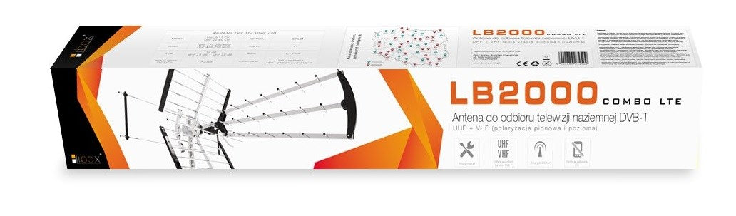 Antena zewnętrzna Libox LB2000 DVB-T2 kierunkowa
