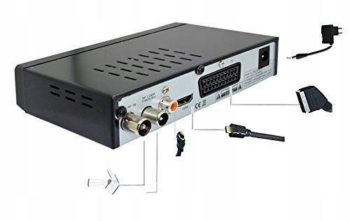 Tuner naziemny DVB-T2 HEVC H.265 antena pokojowa